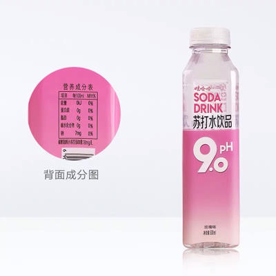 娃哈哈苏打水饮品PH9.0玫瑰味500ml 商品图0