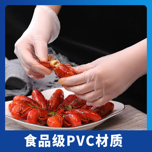 一次性pvc隔菌检查手套  顺丰包邮  100只热卖 商品图3