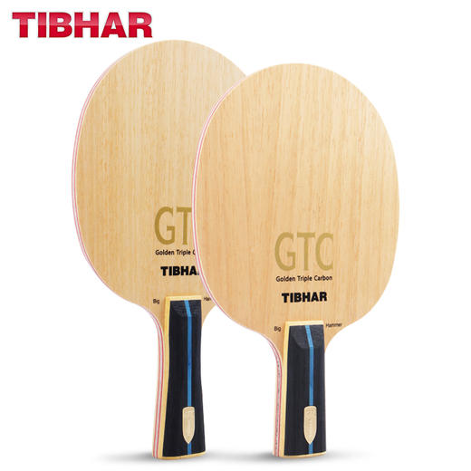 TIBHAR挺拔 GTC钢铁超酐铁超2代乒乓球底板三层碳素进攻型正品 商品图0