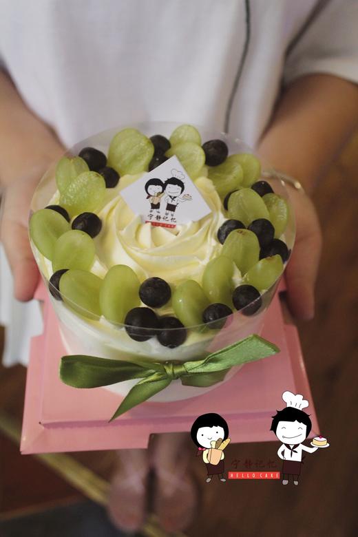 奶油蛋糕 下单前请仔细阅读商品详情 青提蓝莓如需增加或者修改文字 请下单备注  商品图1