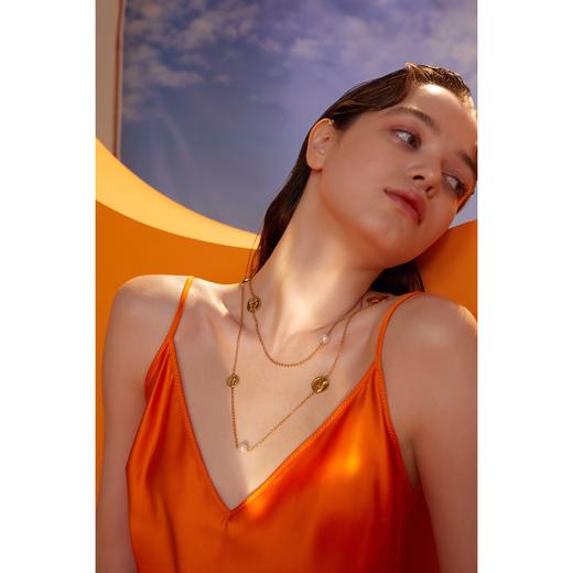 The golden coins long necklace 商品图0