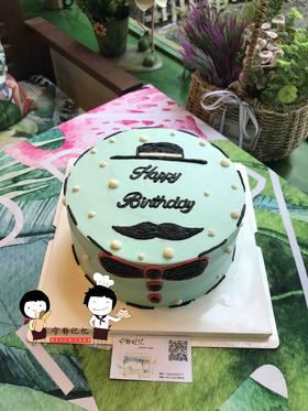 奶油蛋糕 下单前请仔细阅读商品详情男士帽 胡子如需增加或者修改文字 请下单备注 