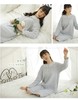 奢美蕾丝女士秋冬长袍（灰色） 商品缩略图1