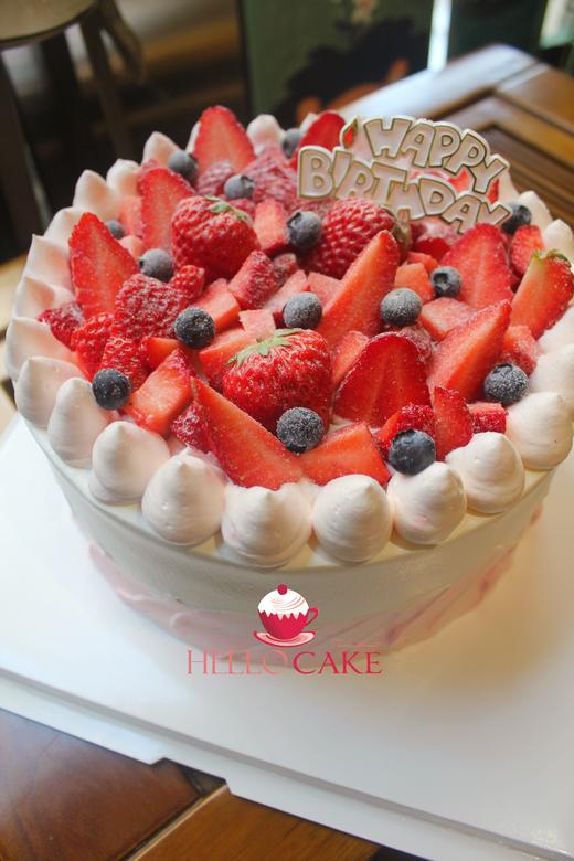 奶油蛋糕 下单前请仔细阅读商品详情 草莓如需增加或者修改文字 请下单备注  商品图1