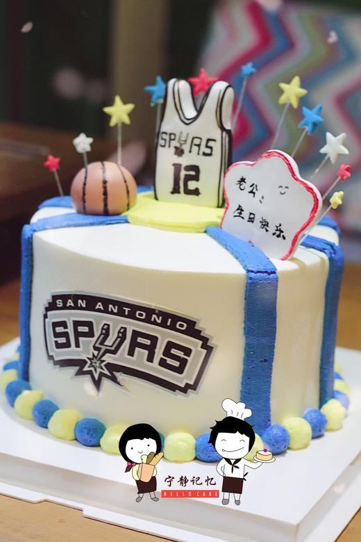 奶油蛋糕 下单前请仔细阅读商品详情 运动 篮球 球衣翻糖如需增加或者修改文字 请下单备注 商品图1