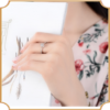 MLE超级珠宝18K白金钻石戒指结求婚戒指专柜正品憧憬爱Ⅲ 商品缩略图2