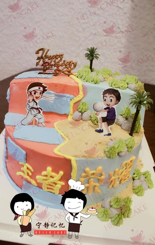 下单前请仔细阅读商品详情 奶油蛋糕 运动如需增加或者修改文字 请下单备注  商品图1