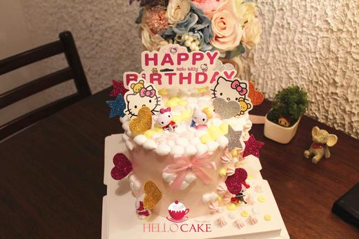 下单前请仔细阅读商品详情 奶油蛋糕 hello kitty如需增加或者修改文字 请下单备注  商品图1