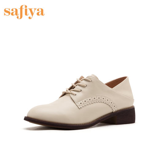 开春特惠  | safiya 索菲娅欧美风粗跟单鞋女SF93112061 商品图2