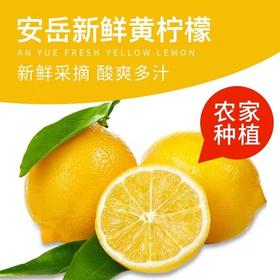 安岳新鲜黄柠檬500g/斤