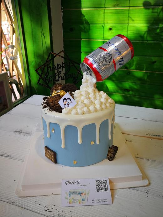 奶油蛋糕 下单前请仔细阅读商品详情 啤酒 百威 奥利奥 费列罗 如需增加或者修改文字 请下单备注 商品图1