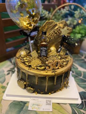 奶油蛋糕 下单前请仔细阅读商品详情 杰克丹尼 威士忌洋酒 淋面 如需增加或者修改文字 请下单备注