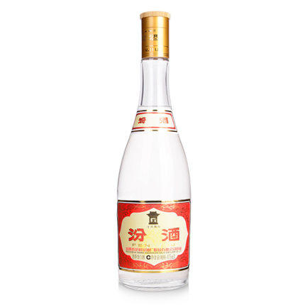 山西汾酒杏花村酒 玻汾酒53度 黄盖汾酒 475ml*1瓶 商品图1