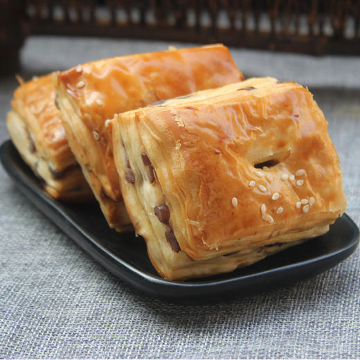 金谷亭丹麦红豆绿豆小面包糕点心手撕千层酥早餐零食整箱2斤 商品图1