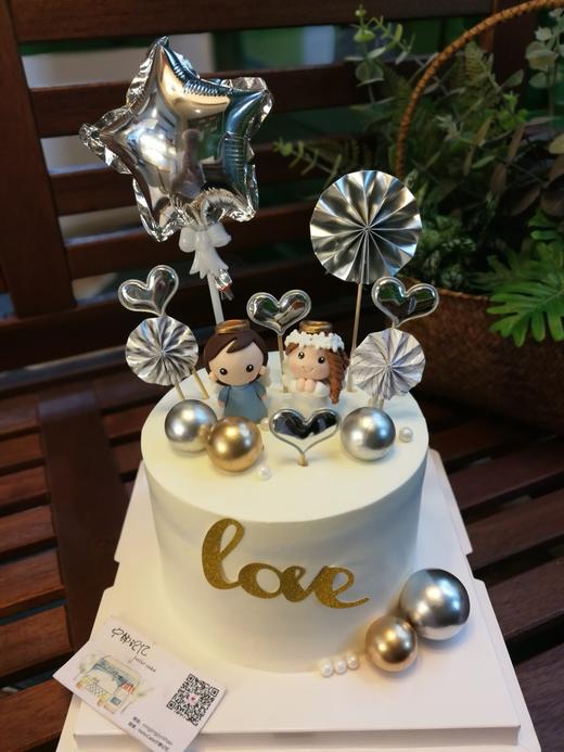 奶油蛋糕 下单前请仔细阅读商品详情小清新 情侣  如需增加或者修改文字 请下单备注 商品图1