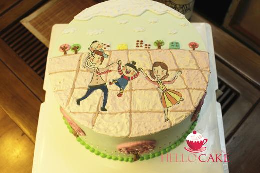   下单前请仔细阅读商品详情  奶油蛋糕 家人 一家四口  如需增加或者修改文字 请下单备注  商品图2