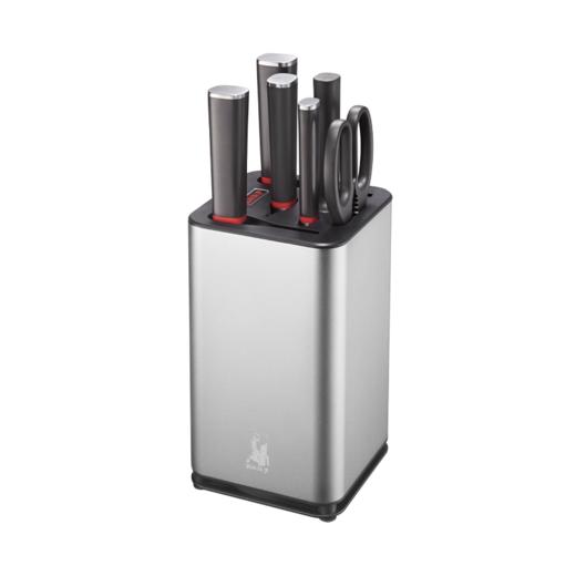 【拿铁铁器中华家刀】美系列M3七件套 七星高照厨房全套菜刀 切片刀斩骨刀熟食刀水果刀剪刀磨刀棒 商品图2