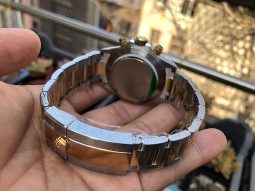 ROLEX劳力士 宇宙计时型 迪通拿金面间金款，改装Cal.4130自动机械计时 商品图4