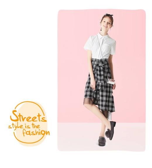商场同款 |  Safiya索菲娅百搭时尚低跟可爱毛毛鞋女单鞋SF83112027 商品图1