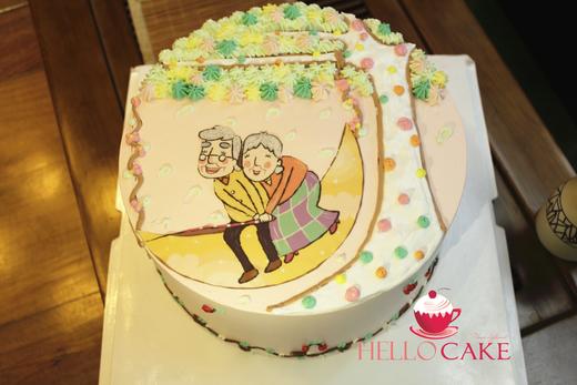   下单前请仔细阅读商品详情  奶油蛋糕 长辈 爷爷奶奶 外公外婆  如需增加或者修改文字 请下单备注  商品图1