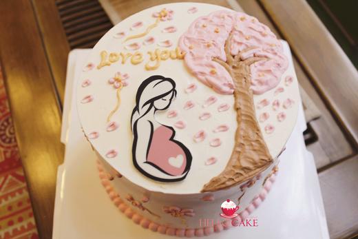   下单前请仔细阅读商品详情  奶油蛋糕 孕妇 孕妈  如需增加或者修改文字 请下单备注  商品图1