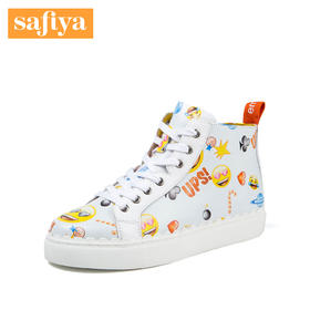 商场同款 | Safiya X emoji合作款春秋季卡通动漫休闲商场同款圆头平底单鞋女鞋SF81116105