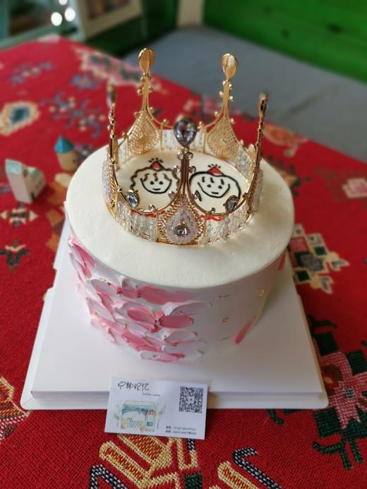 奶油蛋糕  下单前请仔细阅读商品详情 皇冠 手绘 姐妹 闺蜜  如需增加或者修改文字 请下单备注 商品图1