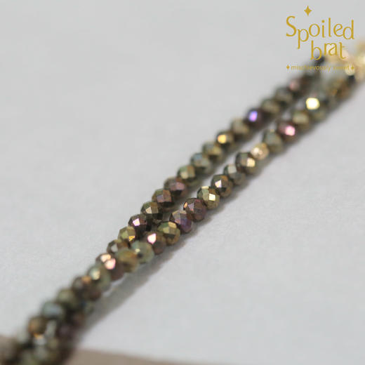 spoiledbrat jewelry别针系列手链-茶色尖晶石、茶晶 商品图2