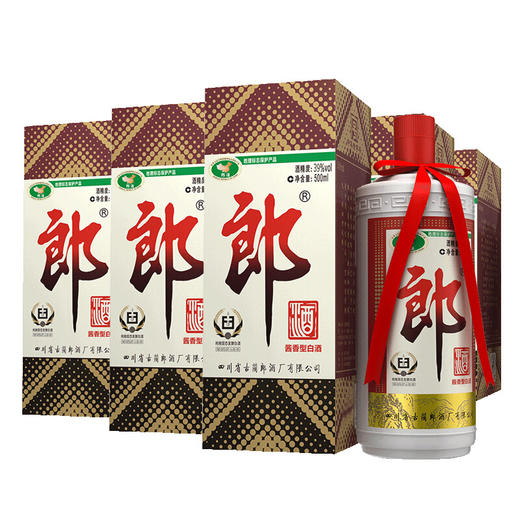 【推荐】郎酒 郎牌郎酒 酱香型 39度 整箱装 500ml*6瓶（新老包装随机） 商品图0