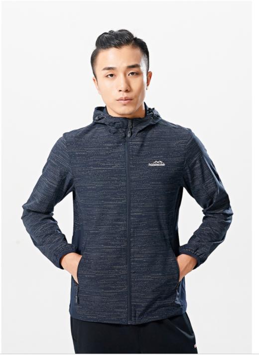 威鼎男士拉链开衫连帽外套 商品图3