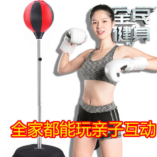 家用充气健身训练沙袋 拳击速度球散打搏击成人儿童立式沙袋靶 商品图8