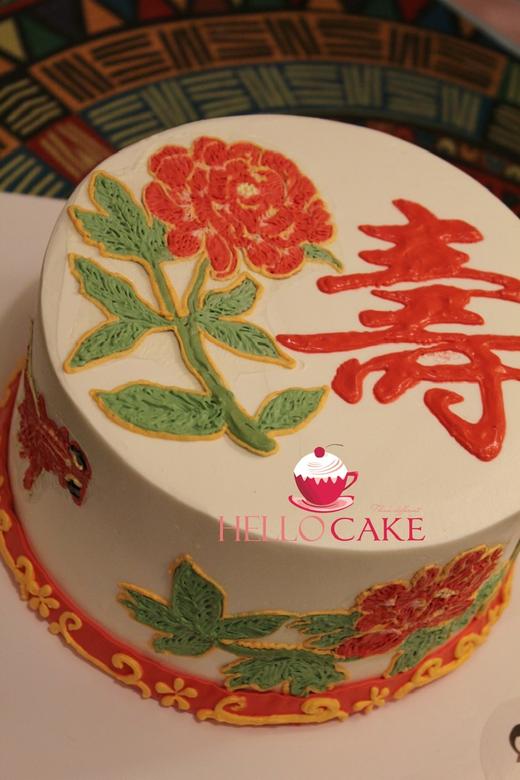 下单前请仔细阅读商品详情 祝寿蛋糕 手绘  如需增加或者修改文字 请下单备注  商品图2