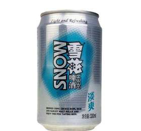 330ml雪花淡爽啤酒8°