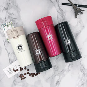 创意不锈钢保温杯学生户外运动水杯礼品便携居家日用咖啡杯弹跳杯子