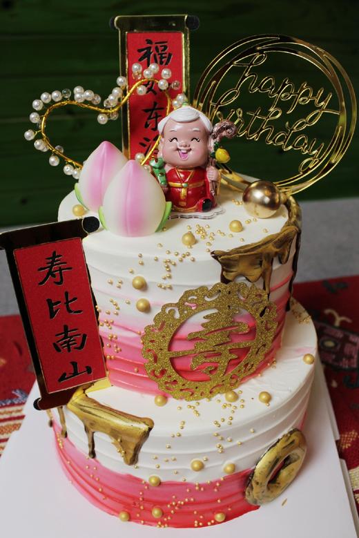 下单前请仔细阅读商品详情 祝寿蛋糕 老奶奶  如需增加或者修改文字 请下单备注  商品图2