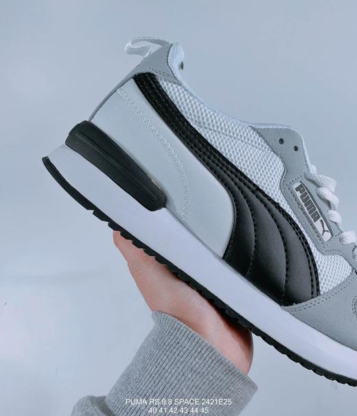 彪马Puma RS 9.8 SPACE低帮系带透气网面拼接男士休闲百搭个性慢跑鞋 商品图3