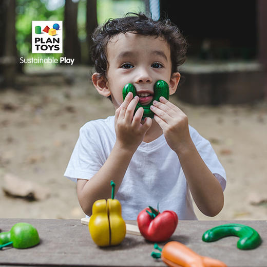 【PlanToys】全进口PlanToys木制奇异果蔬切切乐儿童女孩宝宝厨房过家家玩具 商品图1
