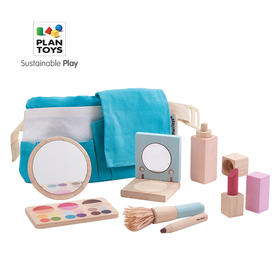 【PlanToys】进口PlanToys过家家仿真梳妆包化妆套装口红女童宝宝女孩玩具