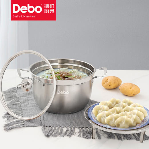 Debo 德铂贝勒堡不锈钢家庭蒸锅 商品图0