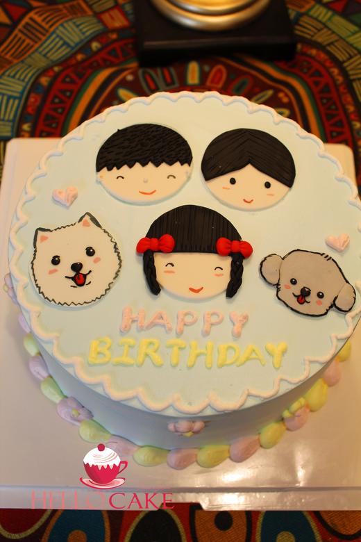 翻糖头像  家人 宠物 下单前请仔细阅读商品详情  如需增加或修改文字 请下单备注 商品图1