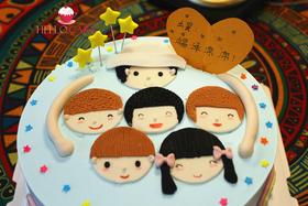 翻糖头像 家人 朋友下单前请仔细阅读商品详情 如需增加或修改文字 请下单备注 