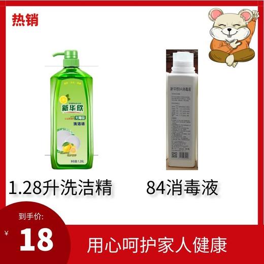 1瓶洗洁精+1瓶84消毒液 商品图0