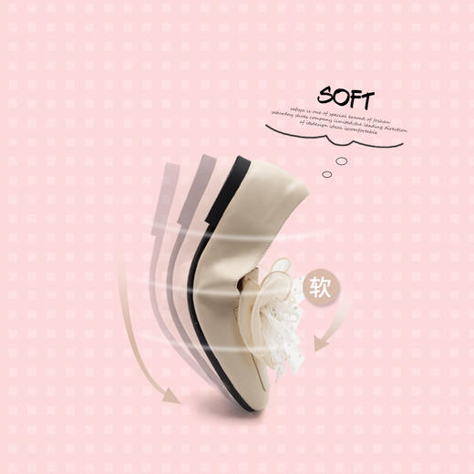 新品上市 |safiya/索菲娅2020年新款春季平底鞋女蝴蝶结少女单鞋SF01111402 商品图4