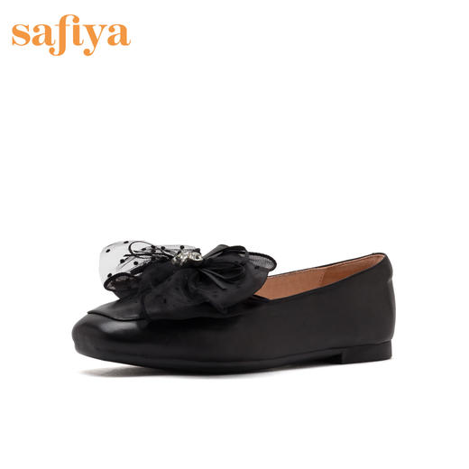 新品上市 |safiya/索菲娅2020年新款春季平底鞋女蝴蝶结少女单鞋SF01111402 商品图0