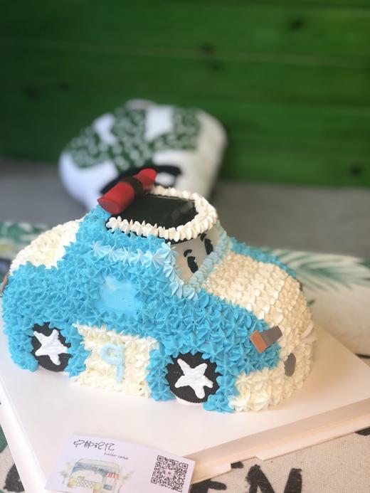 汽车蛋糕 警车下单前请仔细阅读商品详情   如需增加或者修改文字 请下单备注 商品图2