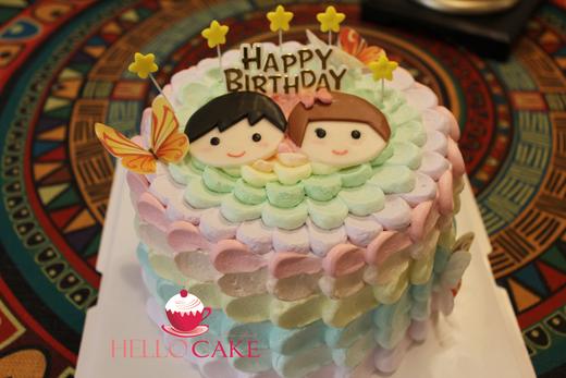 翻糖头像 情侣 下单前请仔细阅读商品详情  如需增加或修改文字 请下单备注 商品图0