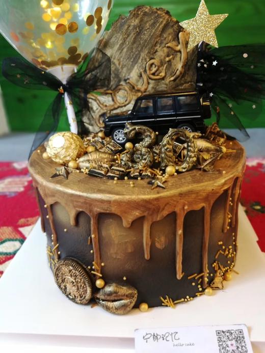 汽车蛋糕 数字可更换下单前请仔细阅读商品详情   如需增加或者修改文字 请下单备注 商品图0