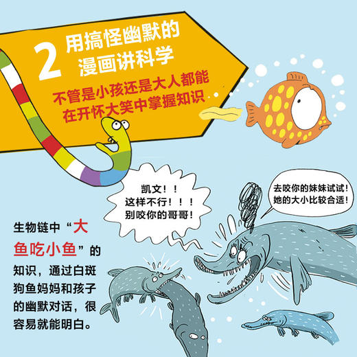 哈哈哈哈 它们古怪又搞笑 让巴蒂斯特德帕纳菲厄 著 快乐学科学 培养好奇心 少儿科普 漫画 跨学科求知  中信童书 商品图3