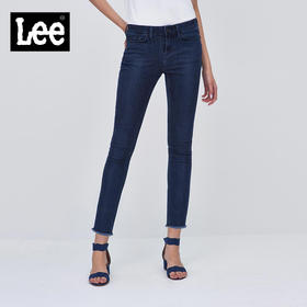 【尺码24-25】Lee商场同款2019年女款贴身小脚九分牛仔裤L124004EX10N
