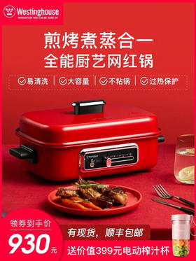 百年西屋 多功能烹饪锅煎炸煮蒸火锅 一锅搞定